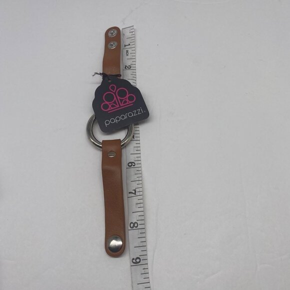 Paparazzi Jewelry Rustic Rodeo Brown Bracelet Item 64 - Picture 3 of 4